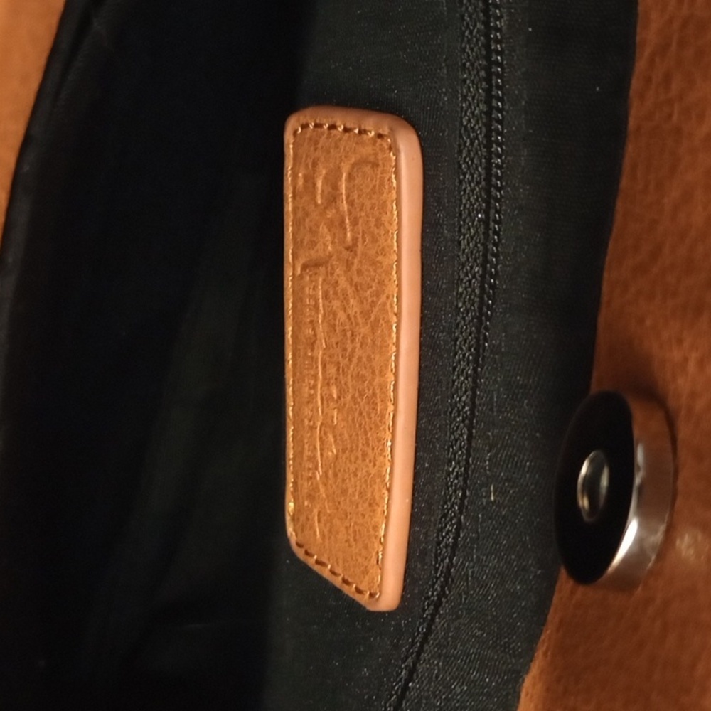 Fringe Tan Leather Tassel Crossbody  Western Style . - Picture 5 of 5